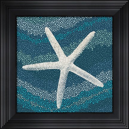 Framed Sea Glass IV Print