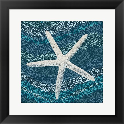 Framed Sea Glass IV Print
