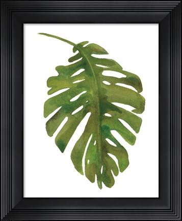 Framed Tropical Palm I Print