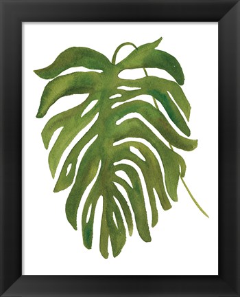 Framed Tropical Palm II Print