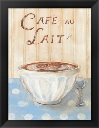 Framed Cafe au Lait Print