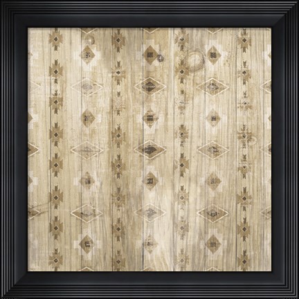 Framed Natural History Lodge Pattern I Print