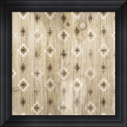 Framed Natural History Lodge Pattern II Print