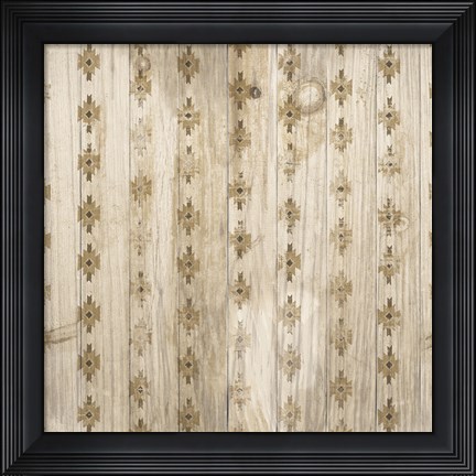 Framed Natural History Lodge Pattern III Print