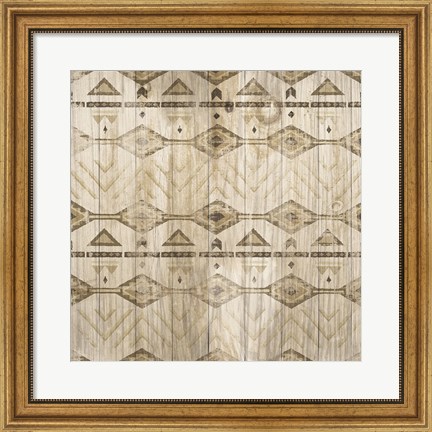 Framed Natural History Lodge Pattern VII Print