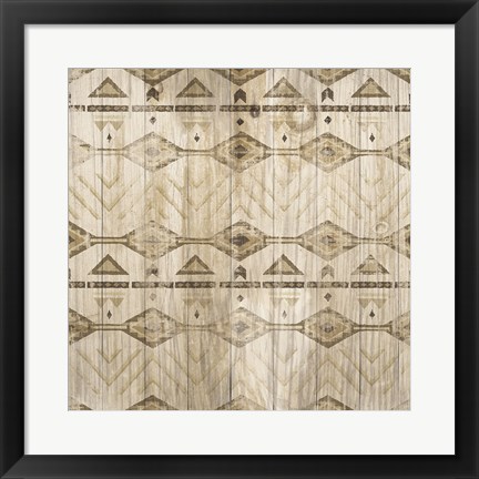 Framed Natural History Lodge Pattern VII Print