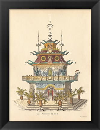 Framed Pavillion Chinois Print