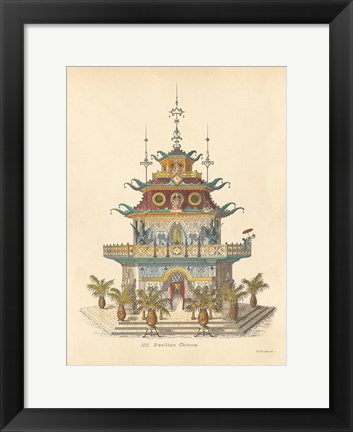 Framed Pavillion Chinois Print