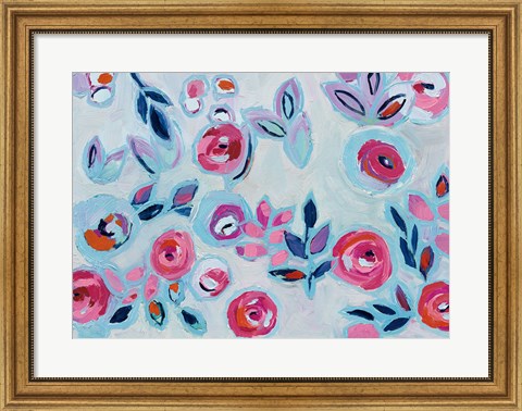 Framed Wall Flower Print