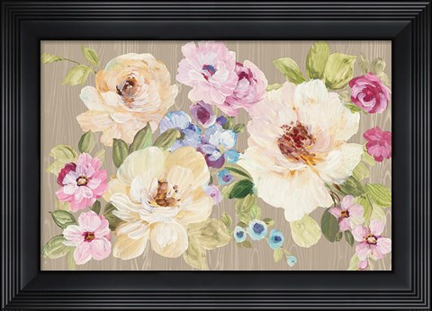 Framed Driftwood Garden IX Print