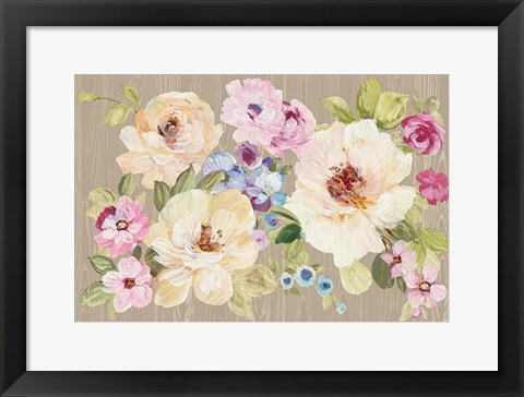 Framed Driftwood Garden IX Print