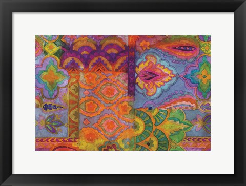 Framed Boho Bright Print