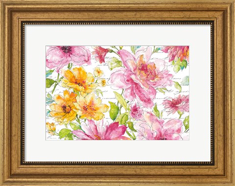 Framed Garden Splendor Print