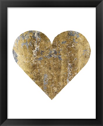 Framed Gilded Hipster Love Print