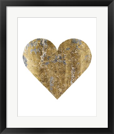 Framed Gilded Hipster Love Print