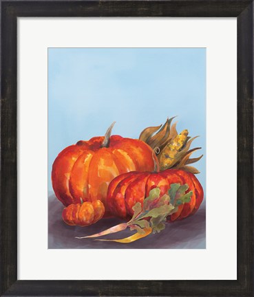 Framed Watercolor Harvest IV Print
