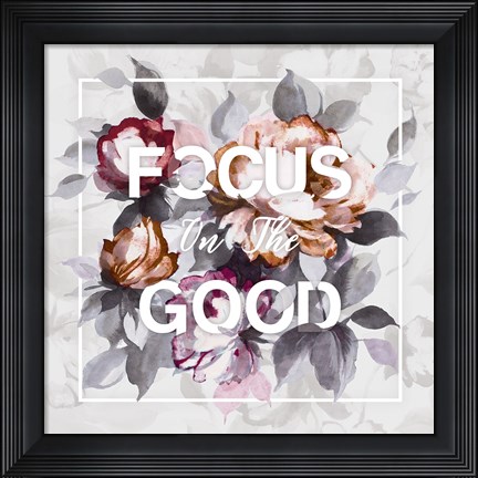Framed Focus on the Good Print