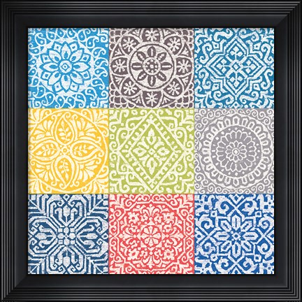 Framed Amadora Bright Print