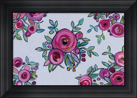 Framed Blossoms and Buds Print