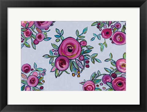 Framed Blossoms and Buds Print