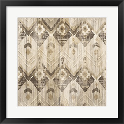 Framed Natural History Lodge Pattern VI Print