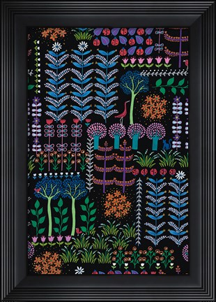 Framed Bright Folklore Print