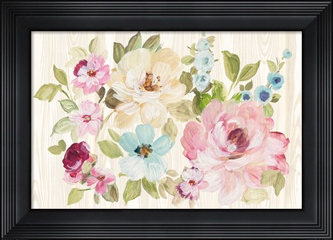 Framed Driftwood Garden X Print