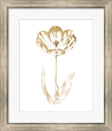 Framed Gilded Botanical VI Print