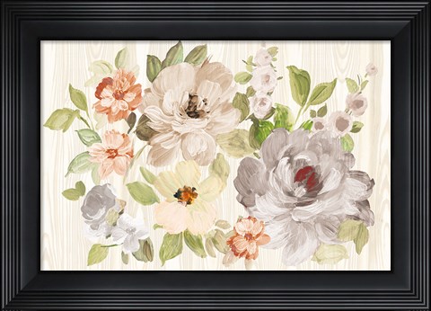 Framed Driftwood Garden X Neutral Print
