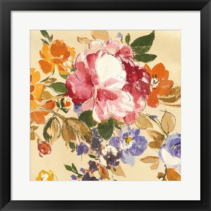 Framed Summer Garden III Print