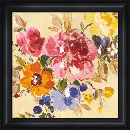 Framed Summer Garden II Print