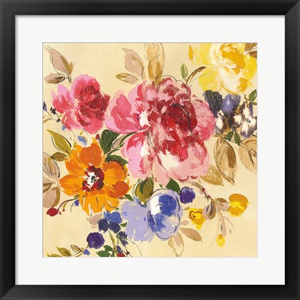 Framed Summer Garden II Print