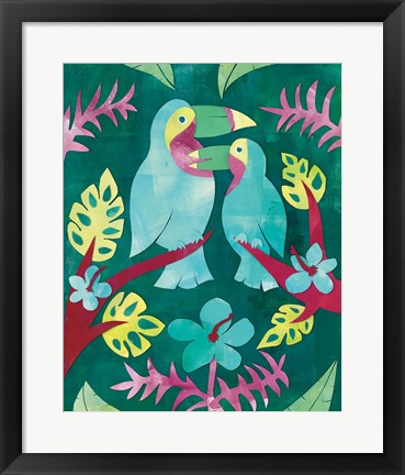 Framed Jungle Jive II Print