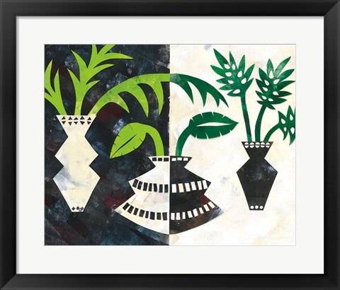 Framed Pretty Palms V Print