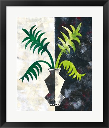 Framed Pretty Palms IV Print