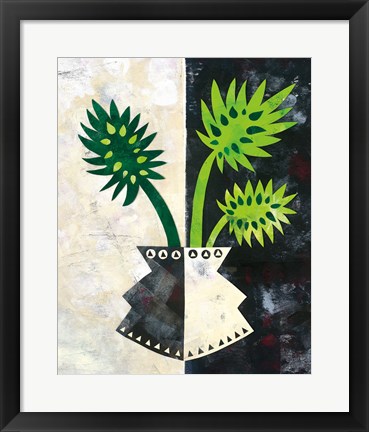Framed Pretty Palms III Print