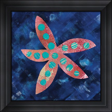 Framed Boho Reef VII Print