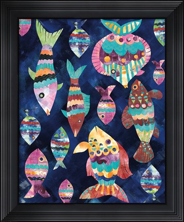 Framed Boho Reef VIII Print