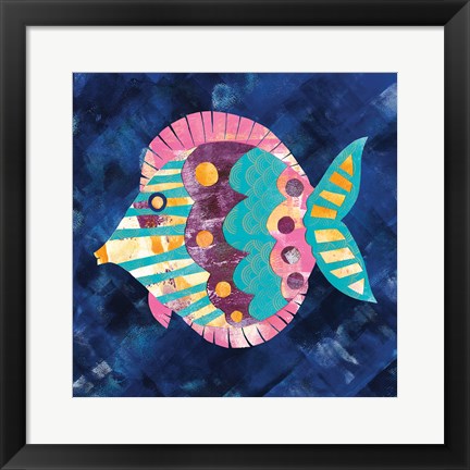 Framed Boho Reef IV Print