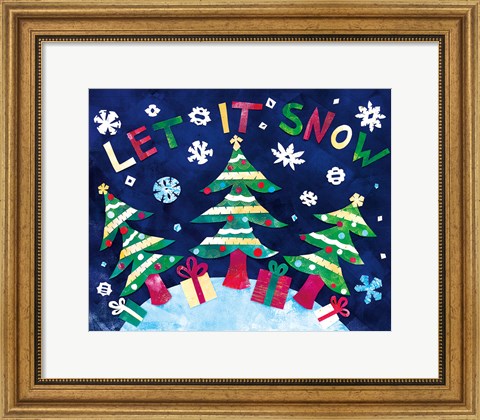 Framed Winter Holiday IV Print