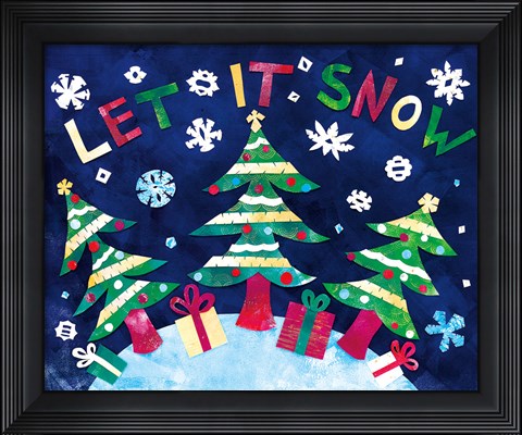 Framed Winter Holiday IV Print
