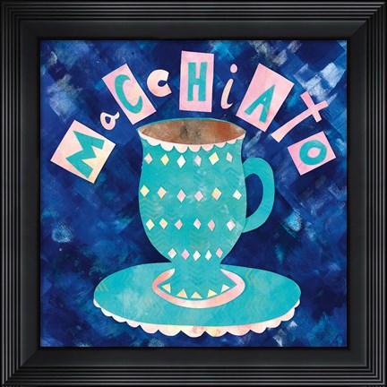 Framed Cafe Collage III Print