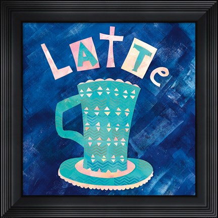 Framed Cafe Collage IV Print