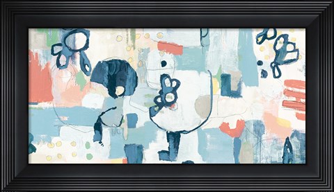 Framed Take Flight no Birds Cool Chromatic Print