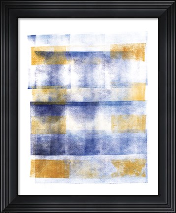 Framed Ocean Blue IV Print