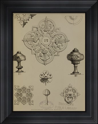 Framed Metal Work PL46 Print