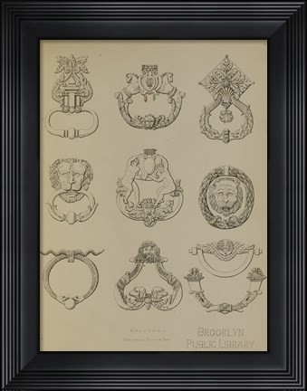 Framed Metal Work PL41 Print