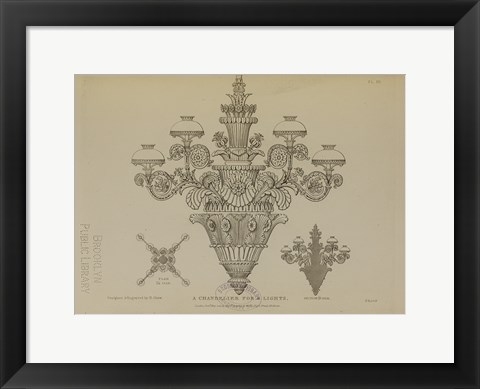 Framed Metal Work PL10 Print