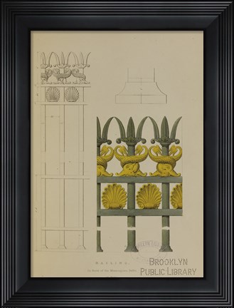 Framed Metal Work PL16 Print