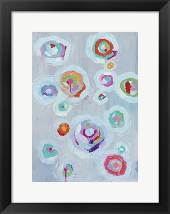 Framed Colorful Frolic II Print